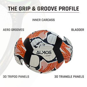 Almos Embossed Classic Training Soccer Ball – Size 5 