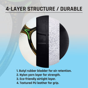 Futsal Pro Soccer Ball – Size 4 | Precision Control, Soft Touch & Ultimate Durability 