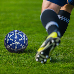 Almos Training PVC Soccer Ball – Club Match & Training Ball | Size 4 & 5 | Blue, Red & Pink 