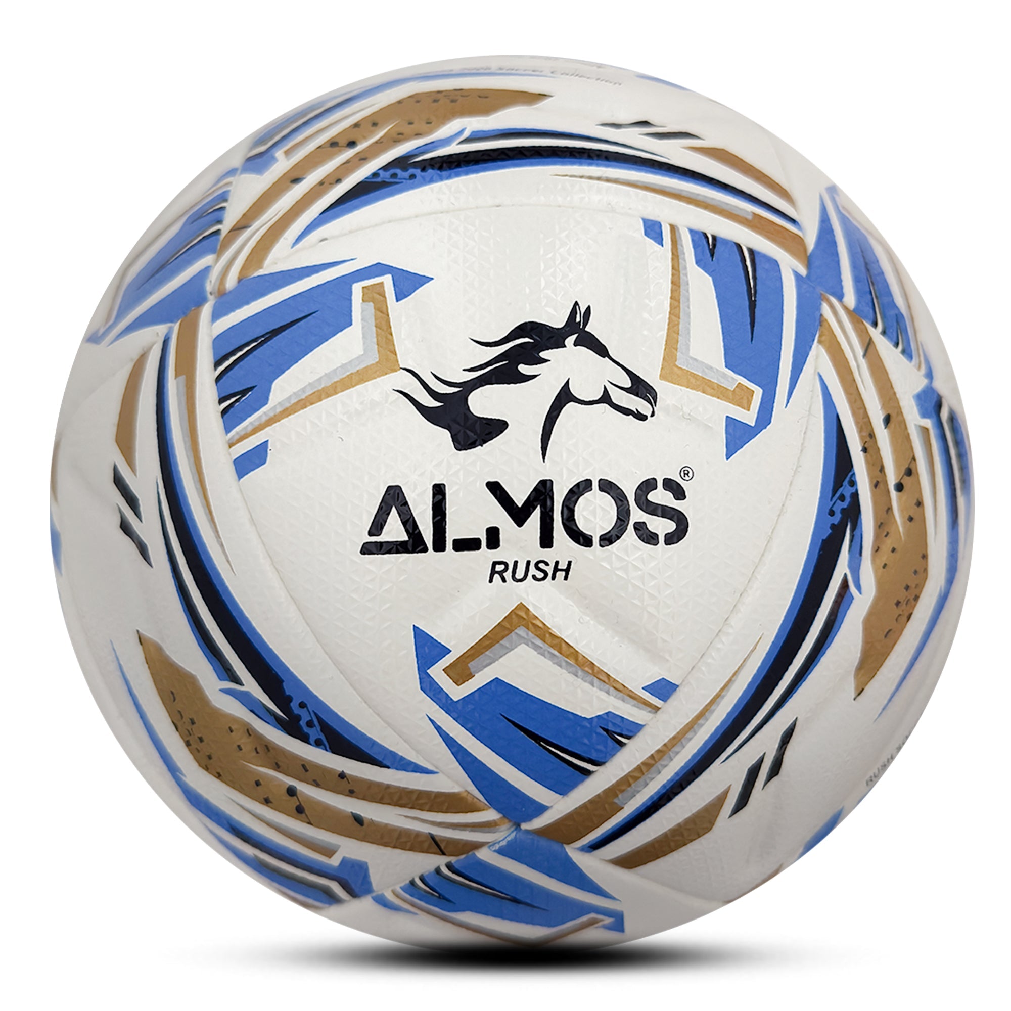 Almos Rush Match Soccer Ball – Size 4 & 5, Thermo Bonded, 20-Panel, Premium EPU Microfiber Football 