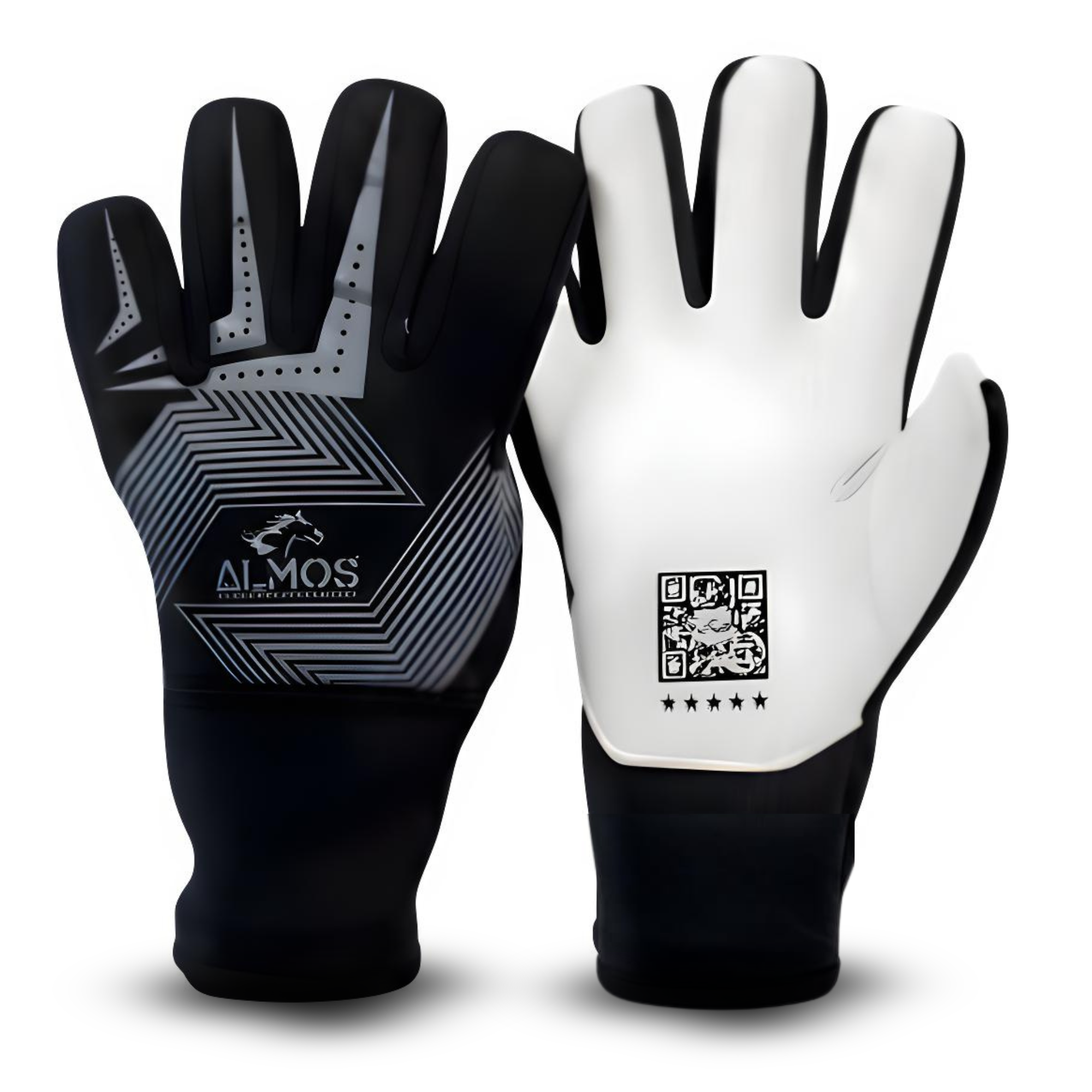 Almos Shadow Goalkeeper Gloves – Elite Grip, Precision Control & Match-Ready Protection 