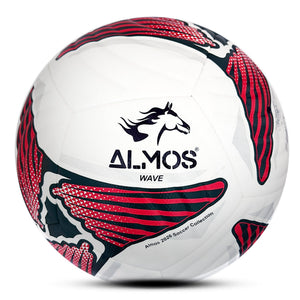 Almos Match Soccer Ball – Size 5 12-Panel Football, Canada, Spain & Mexico Inspired Design 