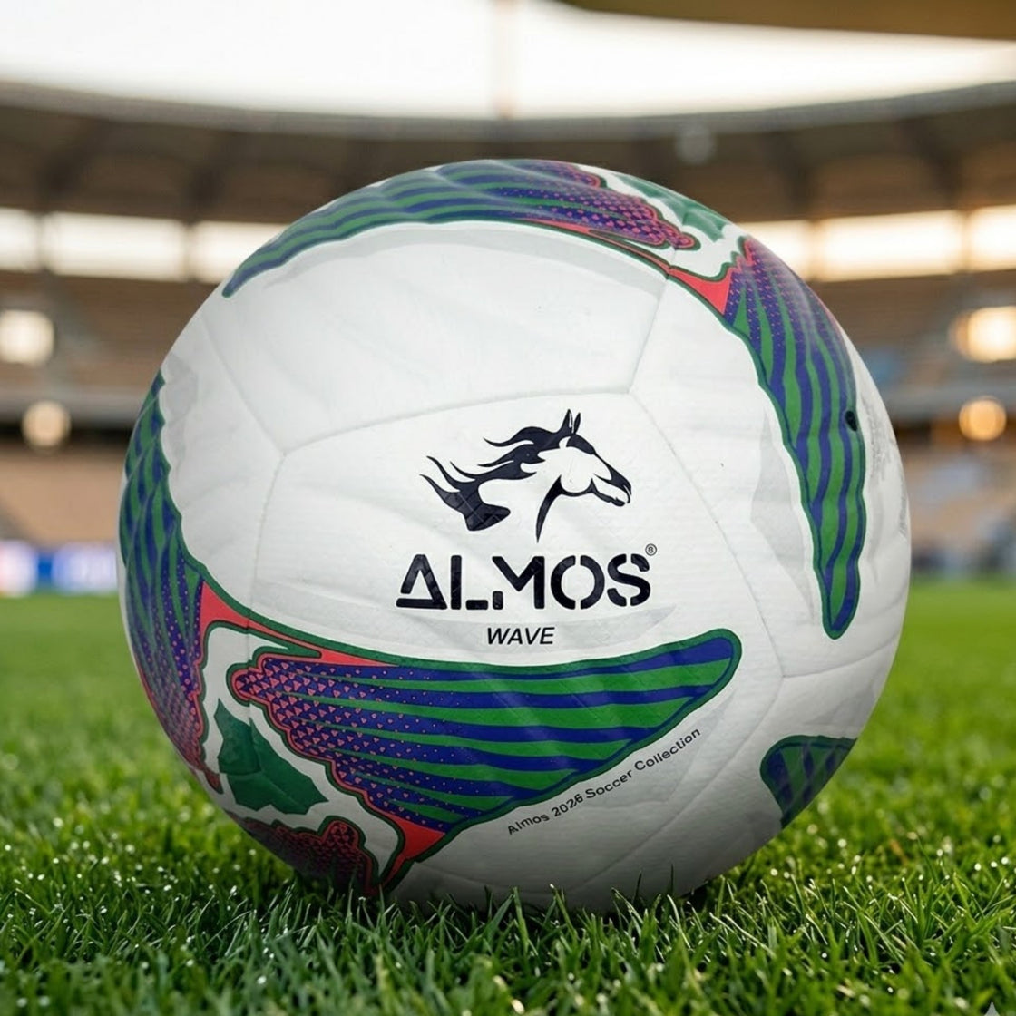 Almos Wave Match Soccer Ball – Size 4 & 5 