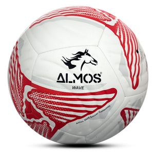 Almos Match Soccer Ball – Size 5 12-Panel Football, Canada, Spain & Mexico Inspired Design 