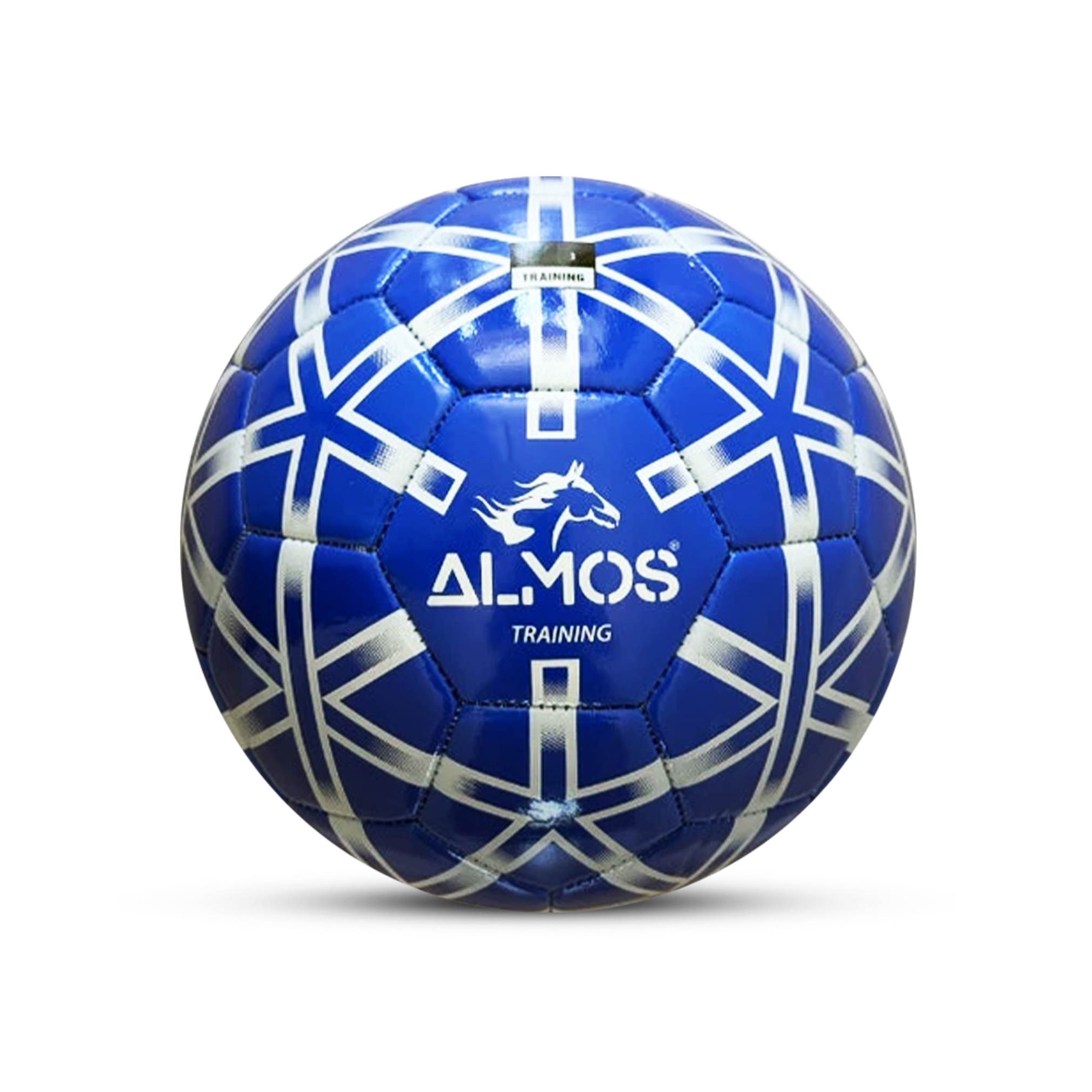 Almos Training PVC Soccer Ball – Size 4 & 5 | Blue, Red & Pink 