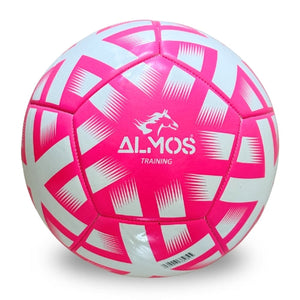 Almos Training PVC Soccer Ball – Club Match & Training Ball | Size 4 & 5 | Blue, Red & Pink 