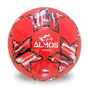Almos Training PVC Soccer Ball – Club Match & Training Ball | Size 4 & 5 | Blue, Red & Pink 