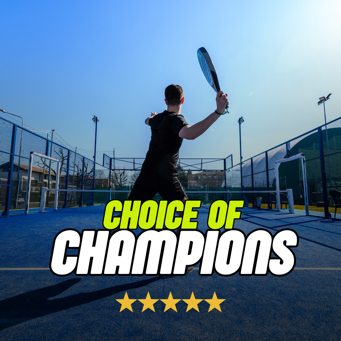 Almos Fibre Glass Padel Racket – Lightweight EVA Foam Paddle with Carry Bag 