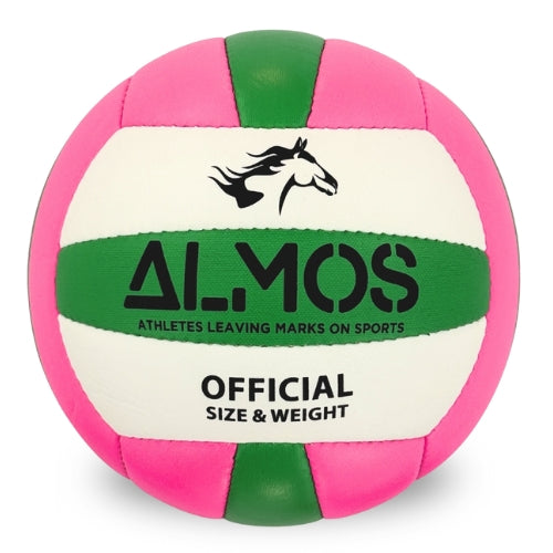 Almos Training Volleyball Pink Green 