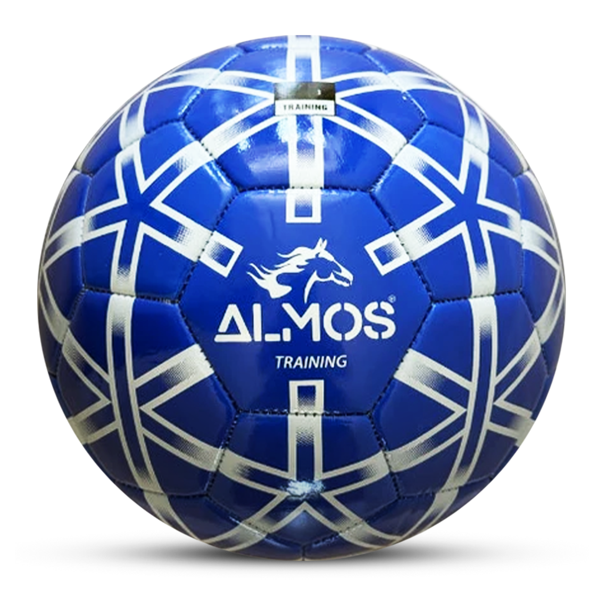 Almos Training PVC Soccer Ball – Size 4 & 5 | Blue, Red & Pink 