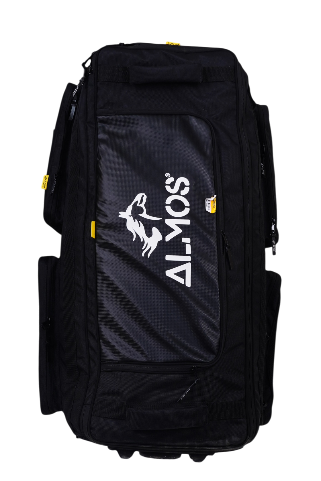 Almos Players Edition Cricket Kit Bag – Premium Stand-Up Wheelie Cricket Kit Bag with Bat Protection & Triple Wheels 