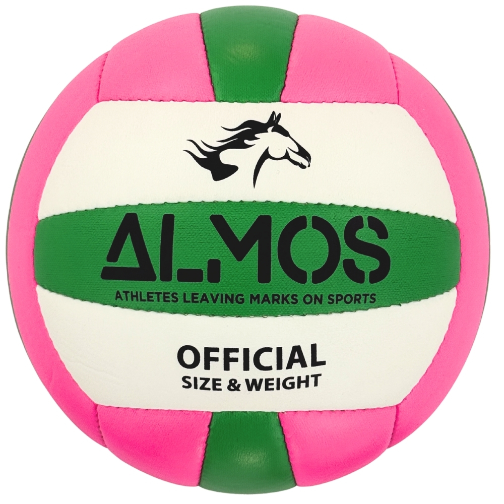 Almos Training Volleyball Pink Green