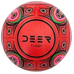 Deer Flash Red Soccer Ball