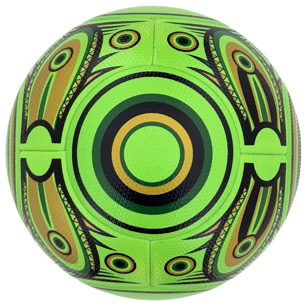 Deer Flash Green Soccer Ball 2