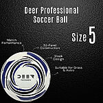 Deer PRO Blue Soccer Ball Features